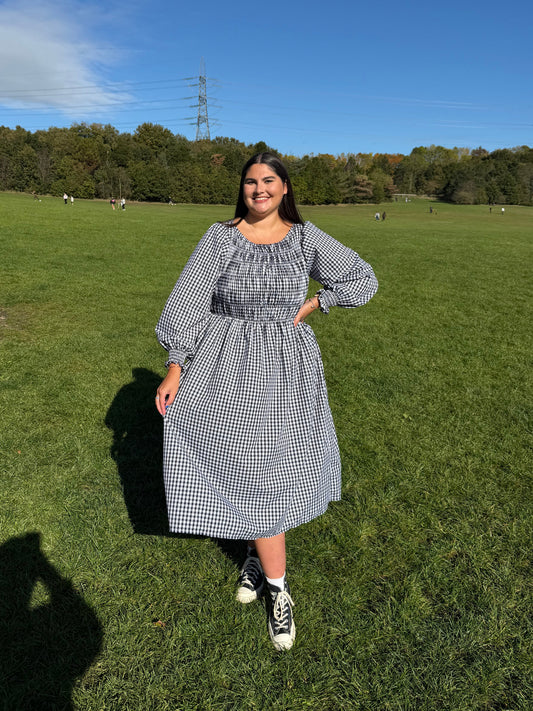Maple midi dress