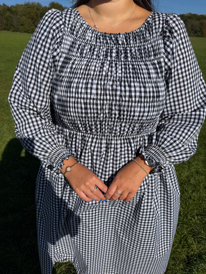 Maple midi dress